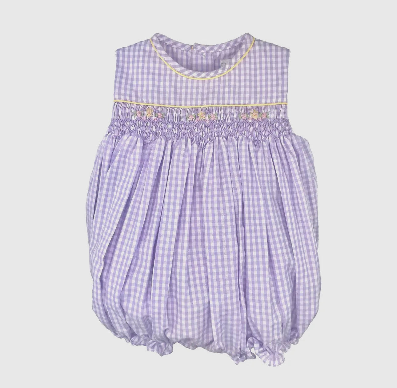 Purple & Yellow Smocked Sunbubble