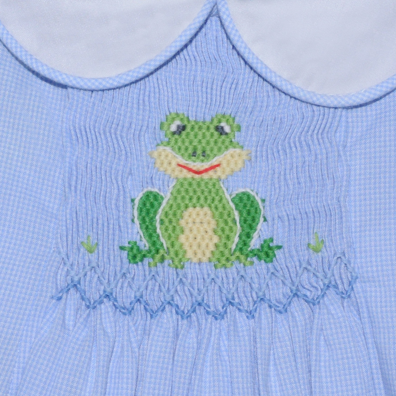 Froggy Smocked Bubble