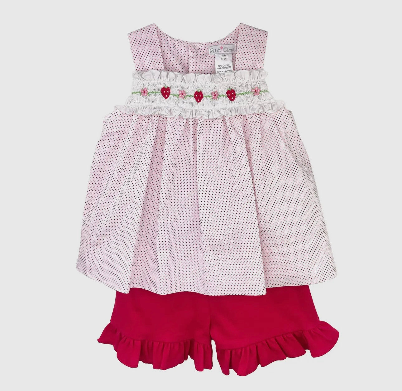 Summer Strawberry Short Set