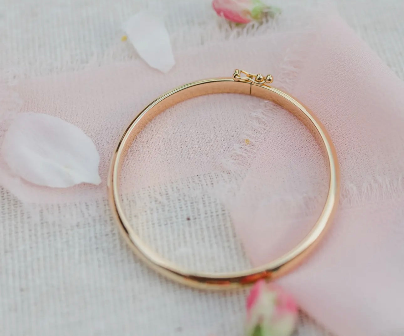 Classic Gold Bangle Bracelet