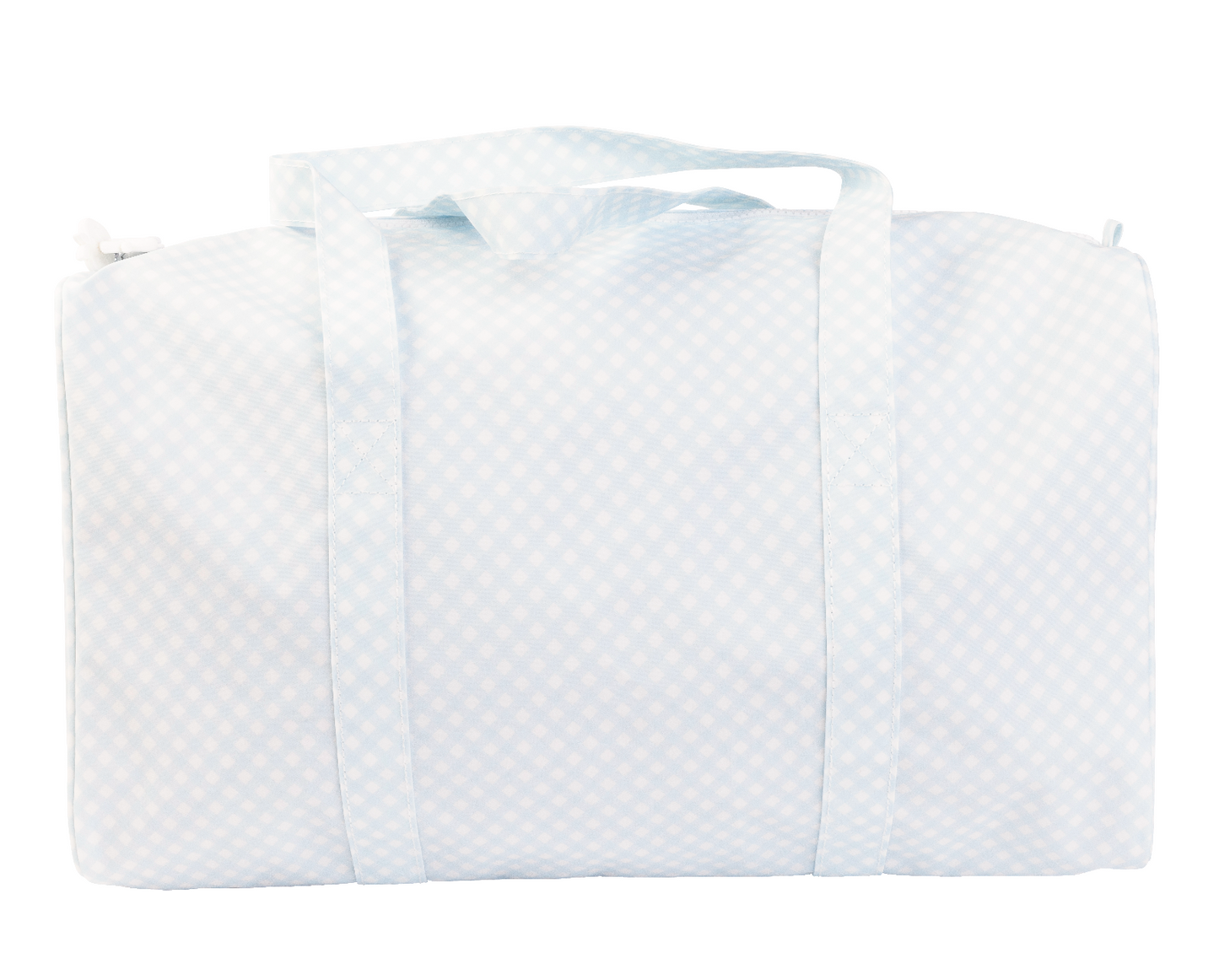 Duffle Bag- Blue Gingham