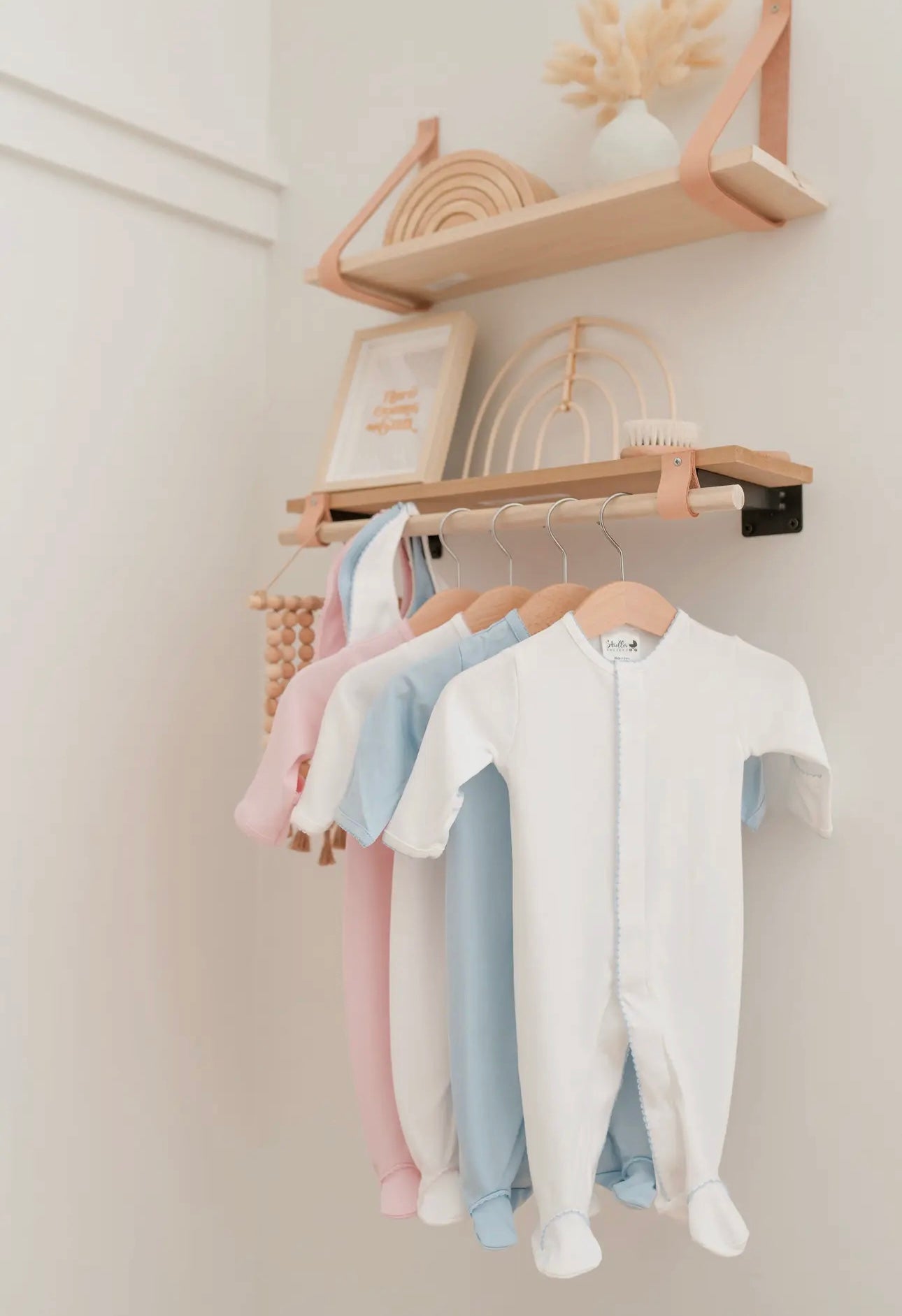 Pima Cotton Footie - Baby Pink