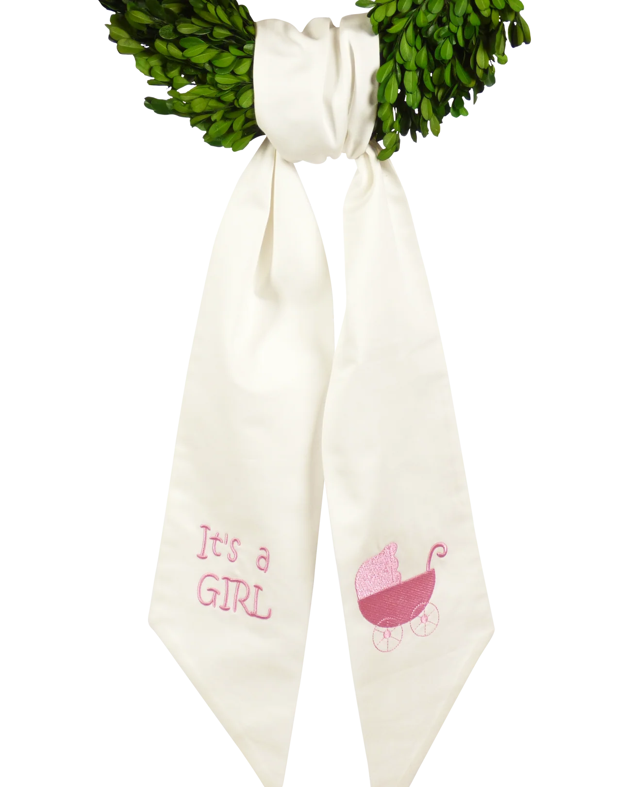 Wreath Sash- It’s A Girl