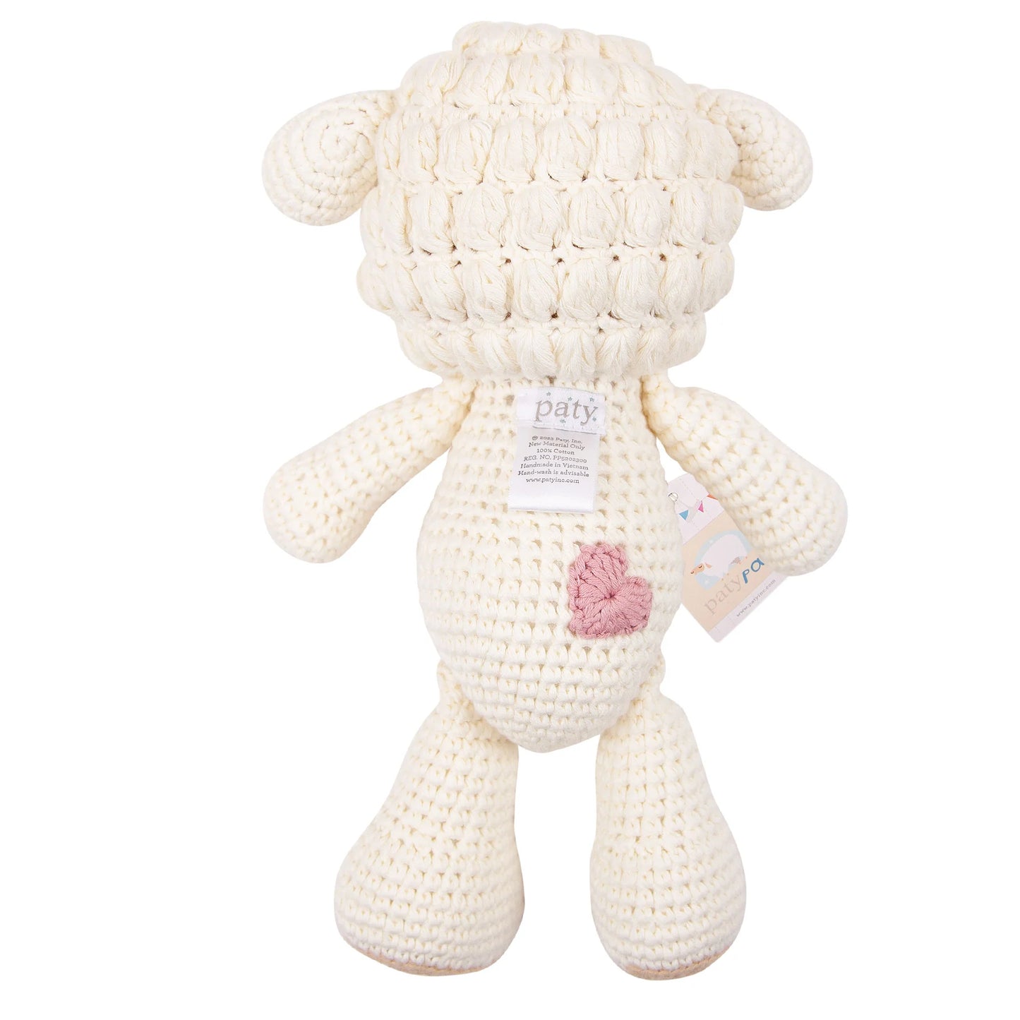 13” Crocheted Paty Pal- Lamb