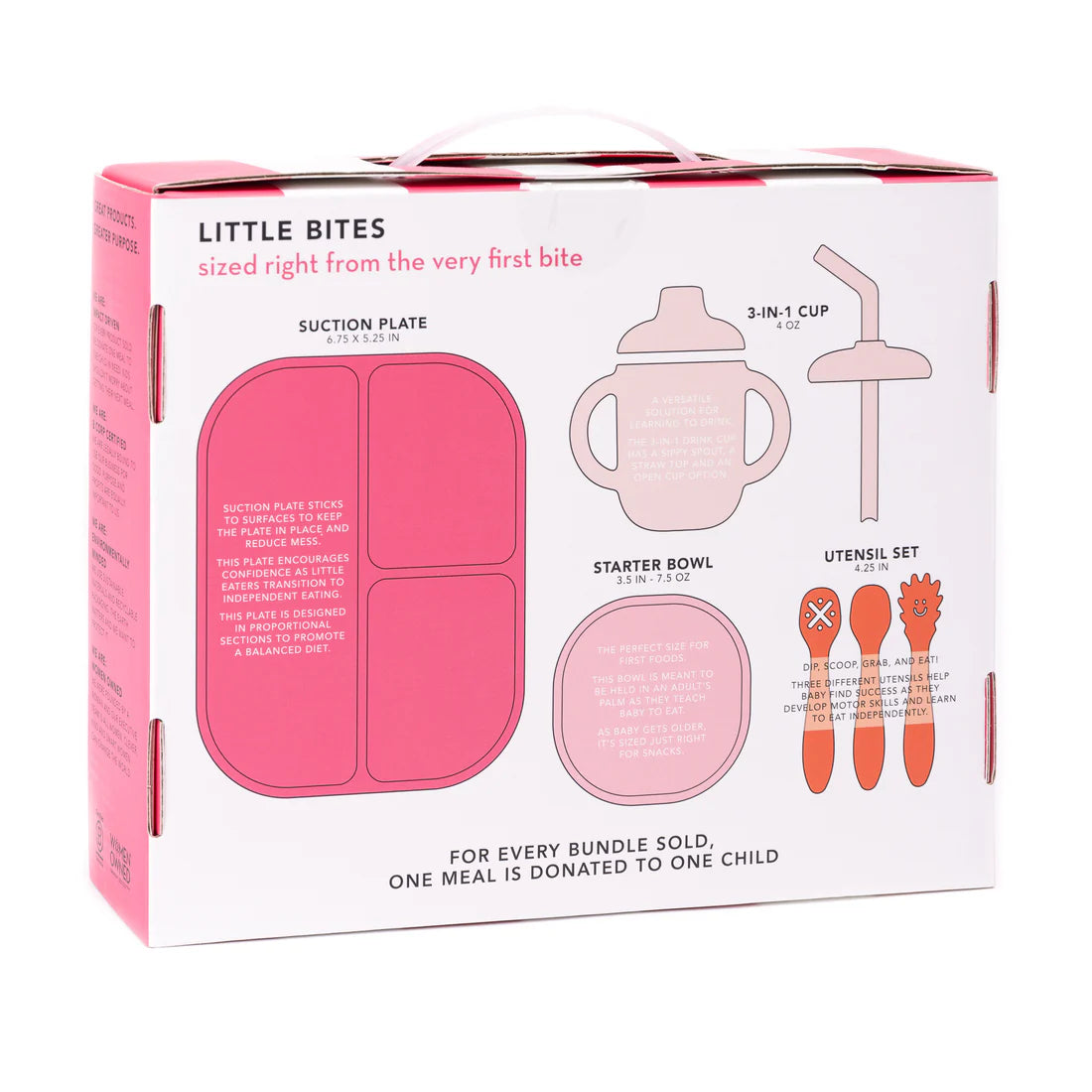 Pink Party Learn To Eat Bundle