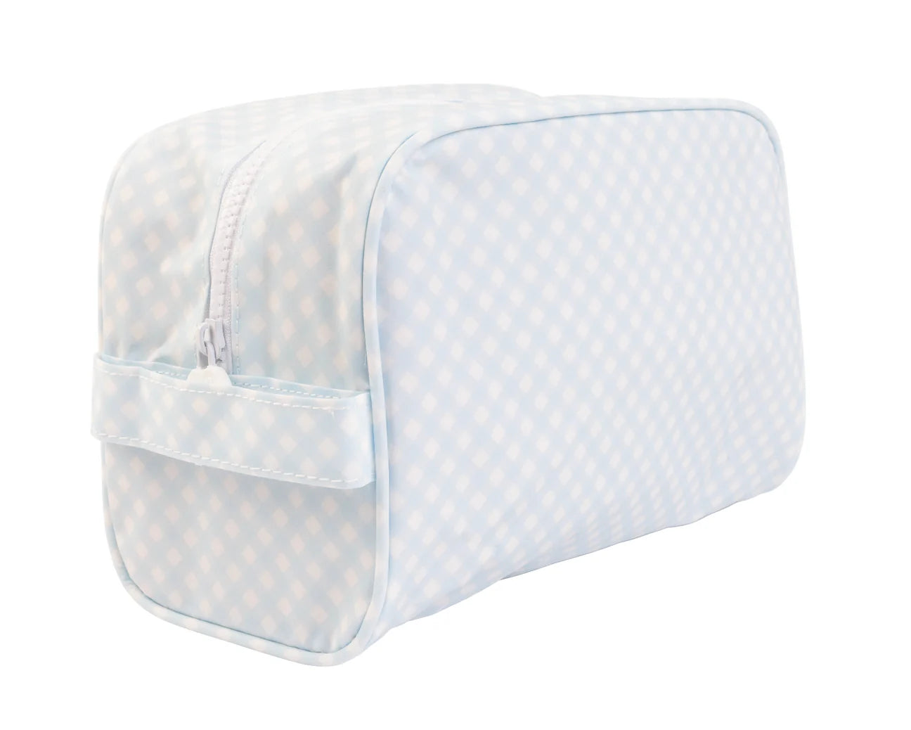 Dopp Kit- Blue Gingham