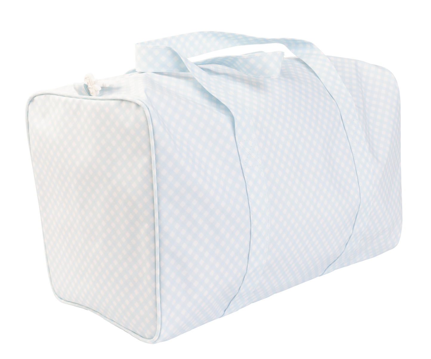 Duffle Bag- Blue Gingham