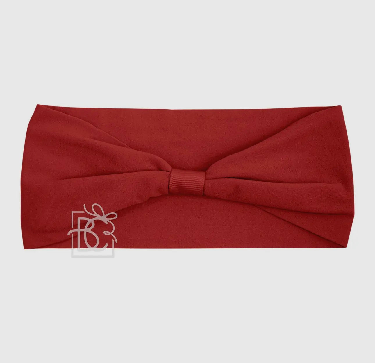 Wide Add-A-Bow Headband- Cranberry