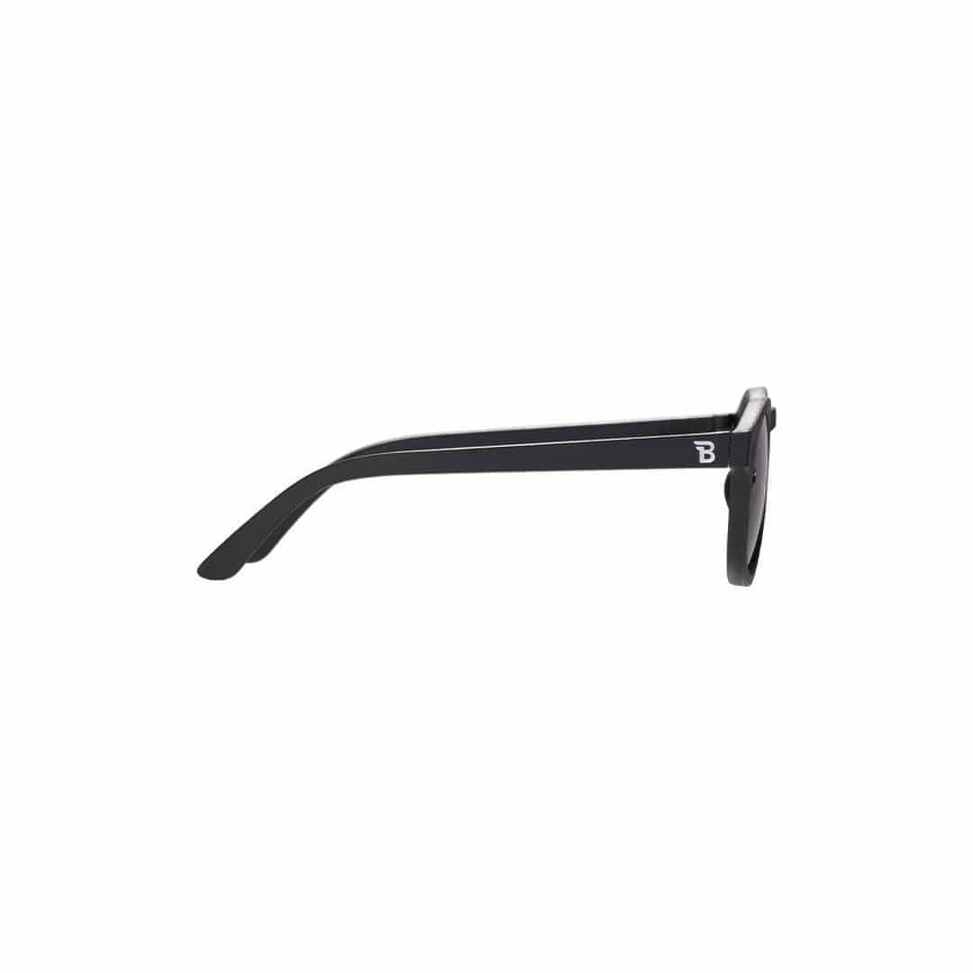 Jet Black Keyhole Sunglasses