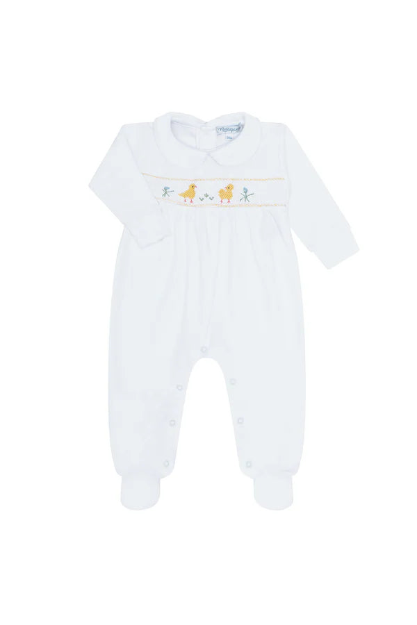 Baby Chicks Smocked Footie