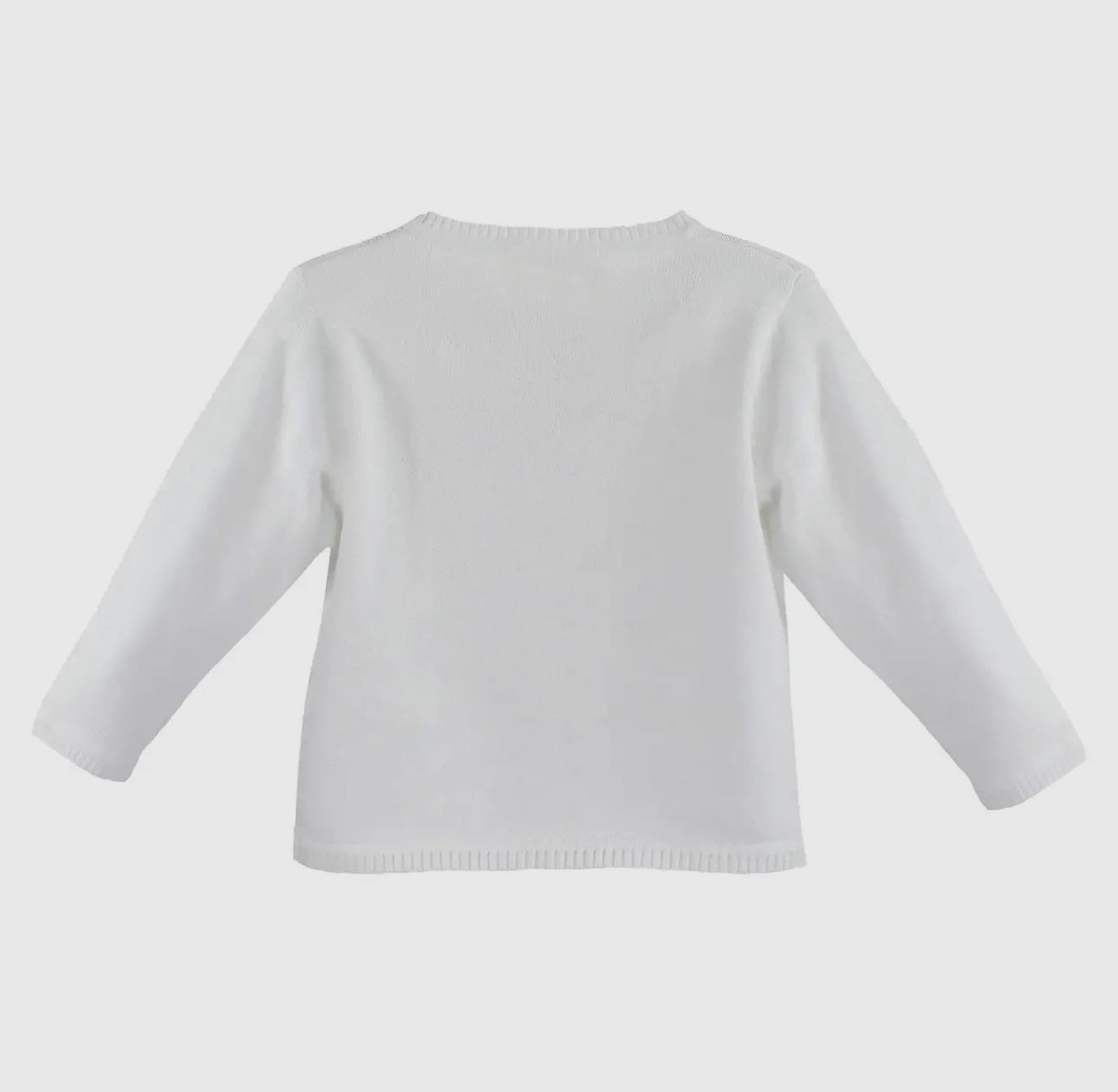 White Ladder Edged Cardigan