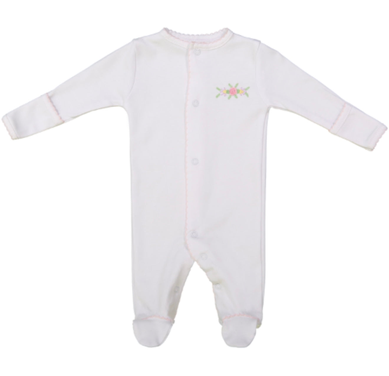 Girls Pima Blossoms Romper