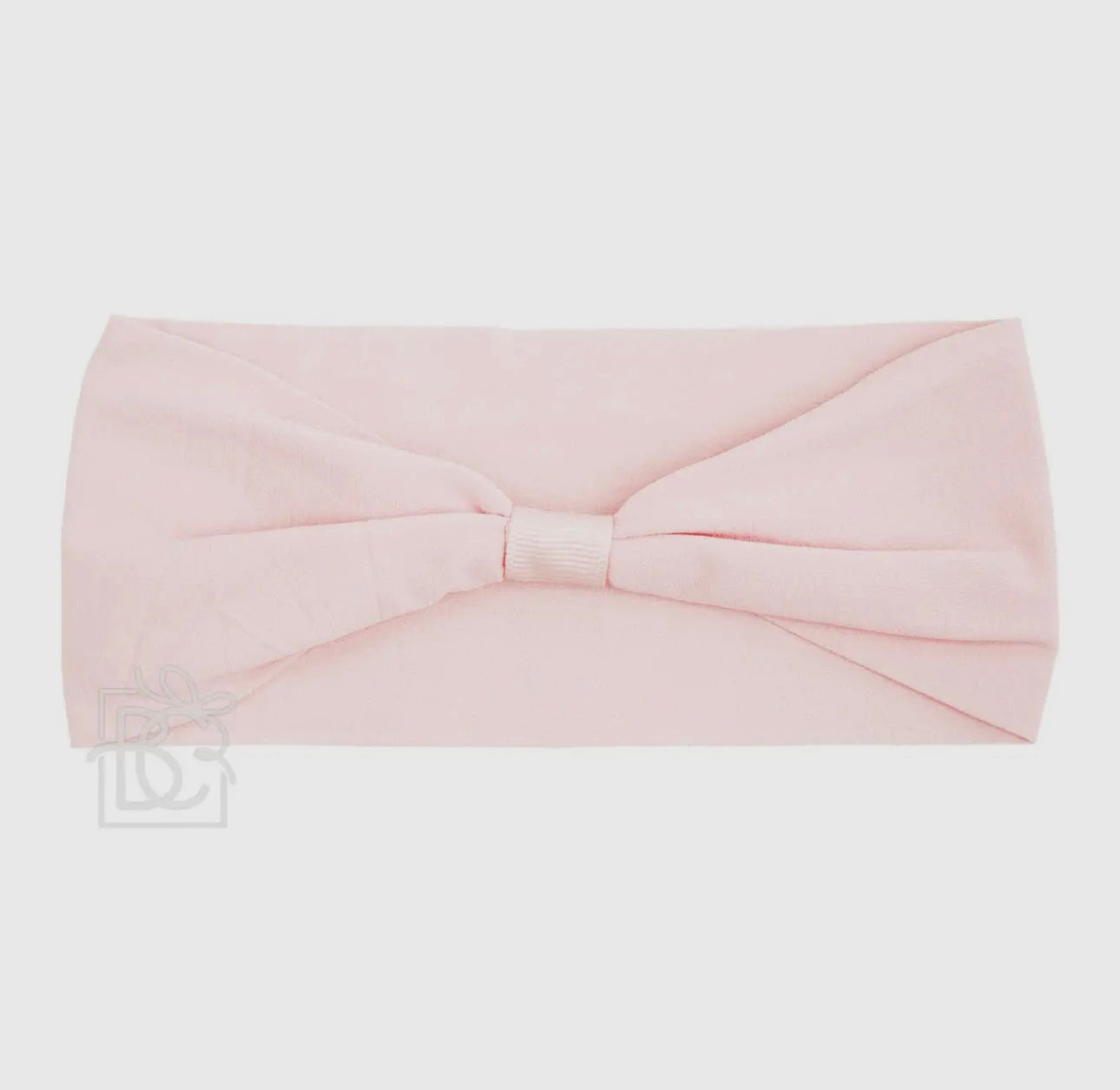 Wide Add-A-Bow Headband- Light Pink