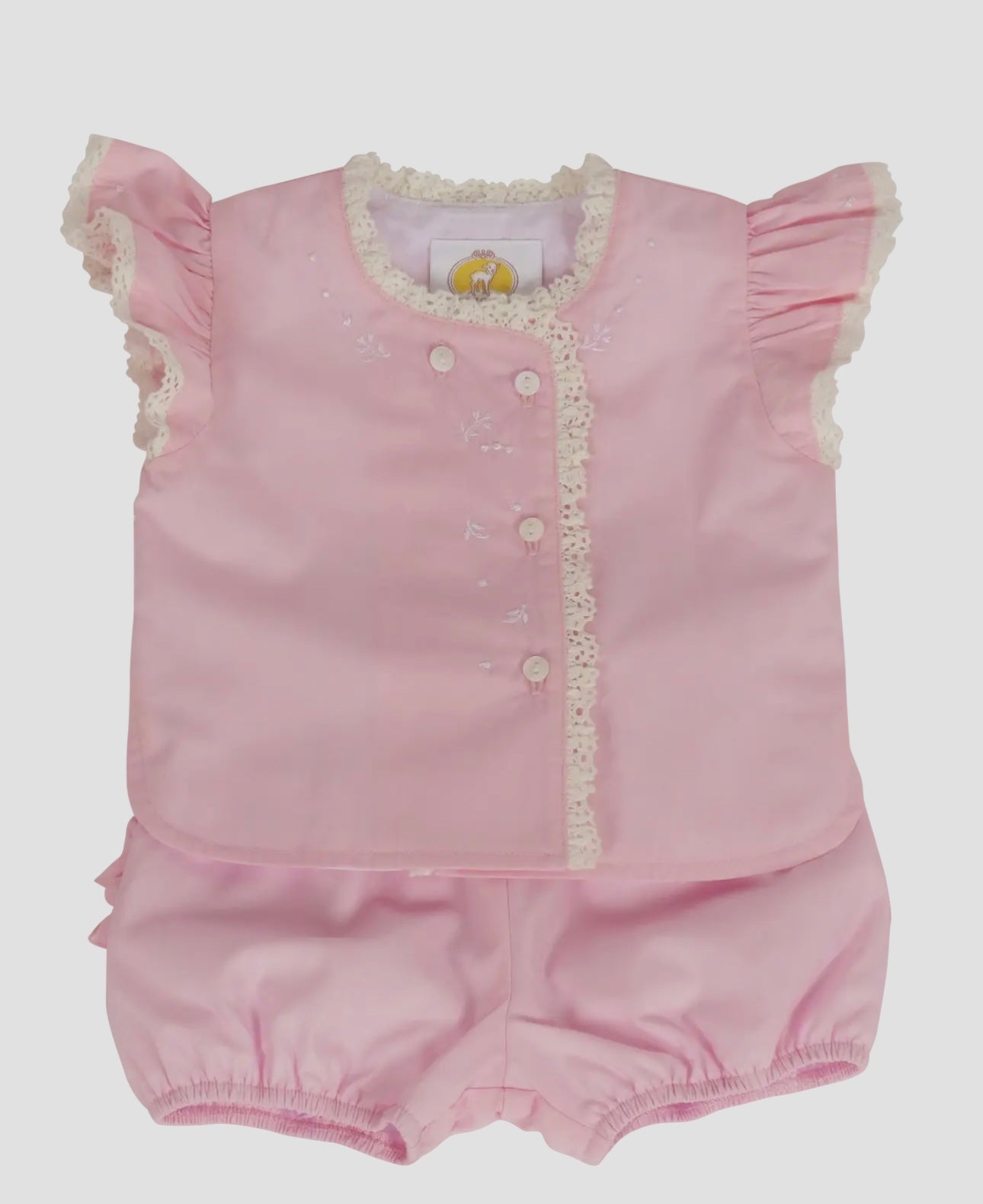 Floral & Lace Diaper Set