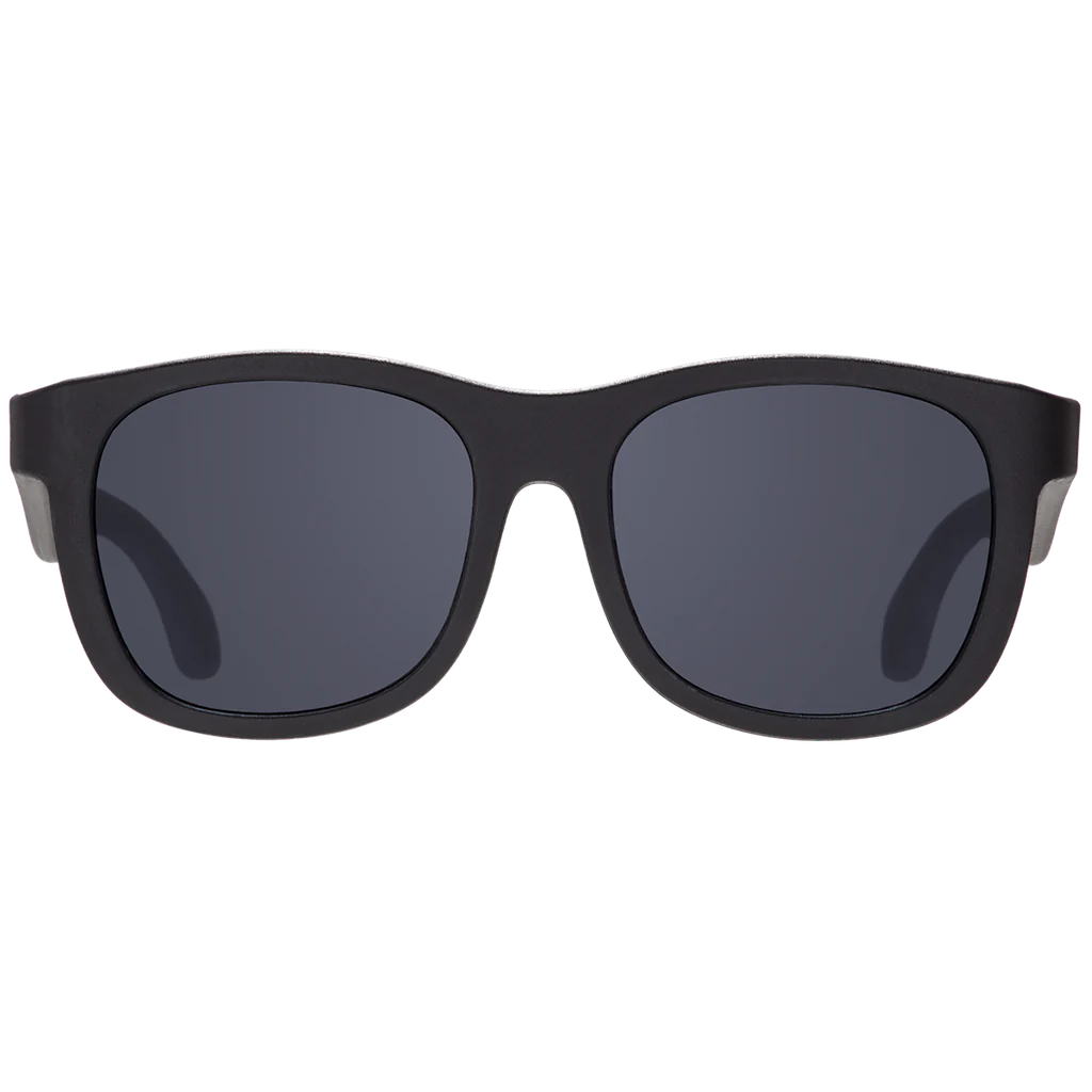 Jet Black Navigator Sunglasses