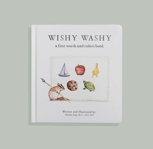 Wishy Washy First Words & Colors Board Book Set
