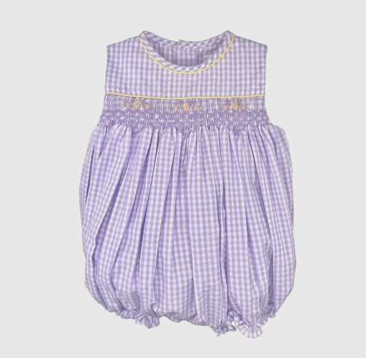 Purple & Yellow Smocked Sunbubble