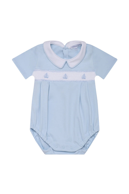 Classic Sailboat Smocked Bubble