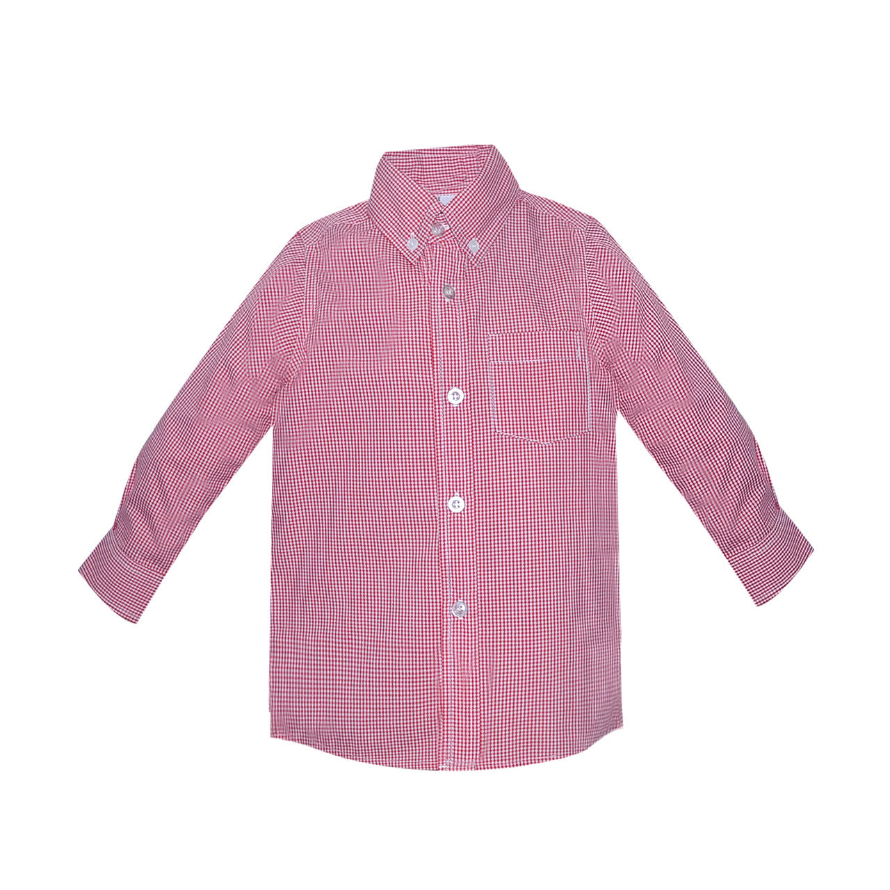 Arthur Red Gingham Button Down Shirt