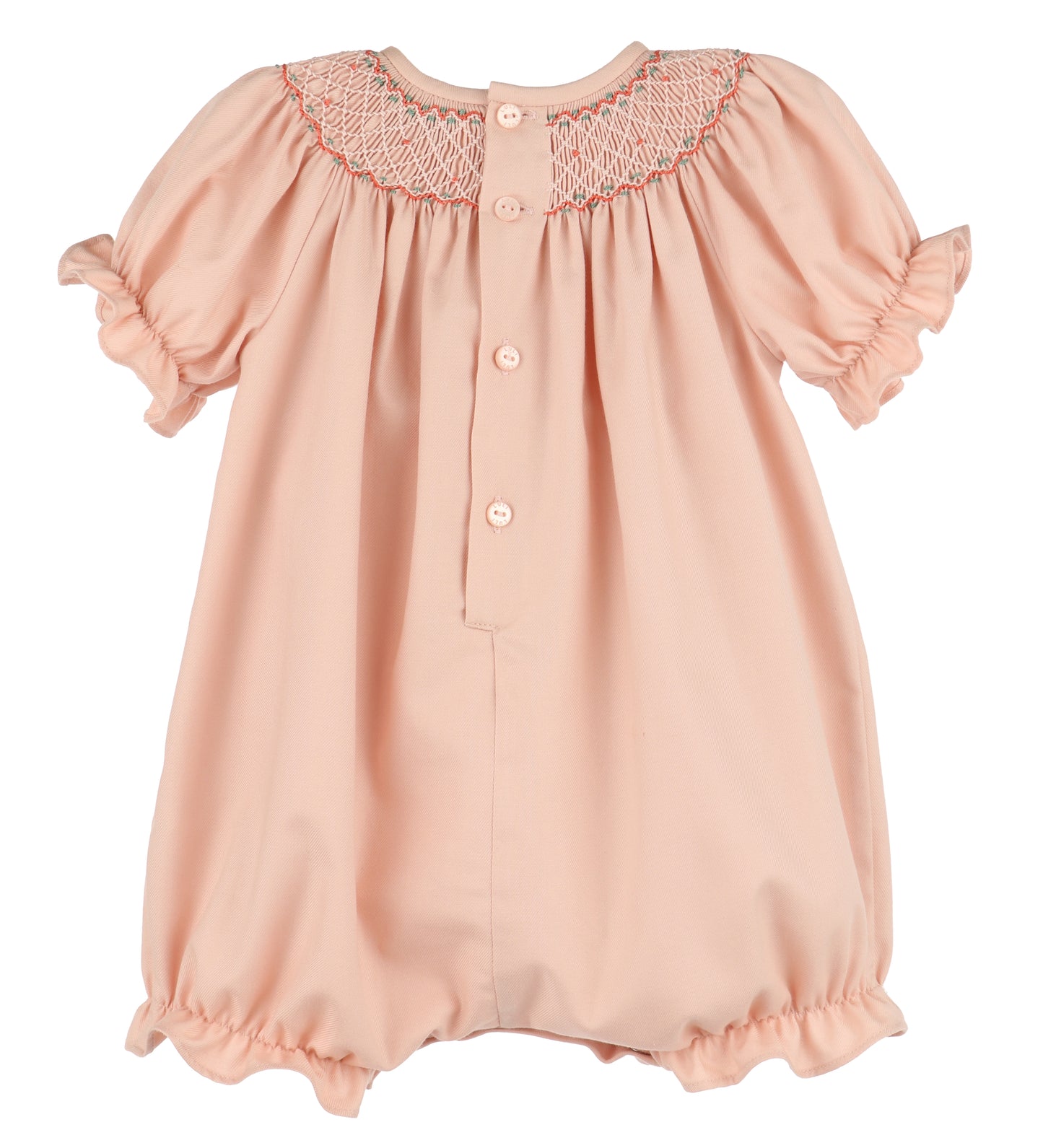 Hydrangeas Smocked Bubble- Rose