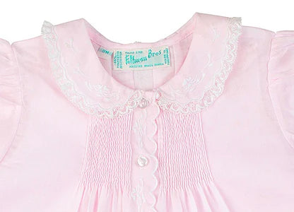 Scalloped Trim Slip Dress- Pink