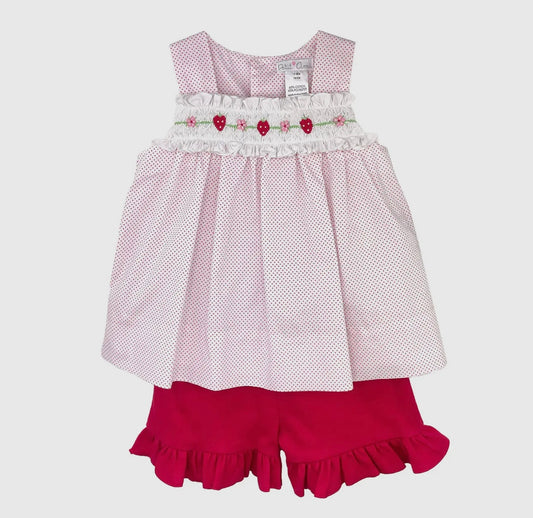 Summer Strawberry Short Set