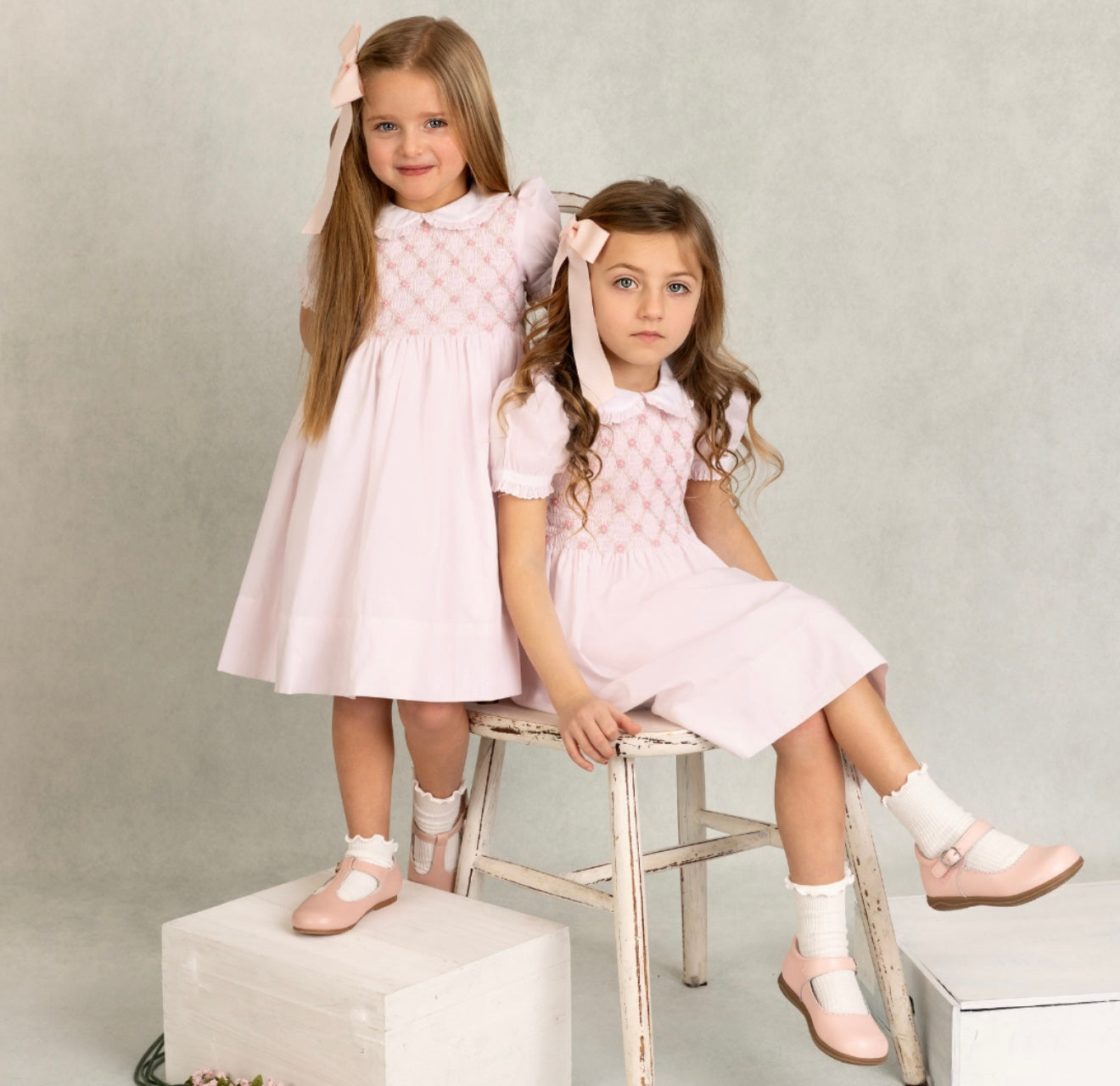 Dainty Floral Smocked Dress