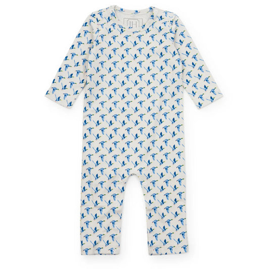 Thompson Boys’ Pima Cotton Romper- Mallard Ducks
