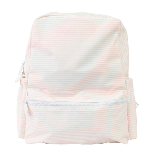 Large Backpack- Pink Stripe