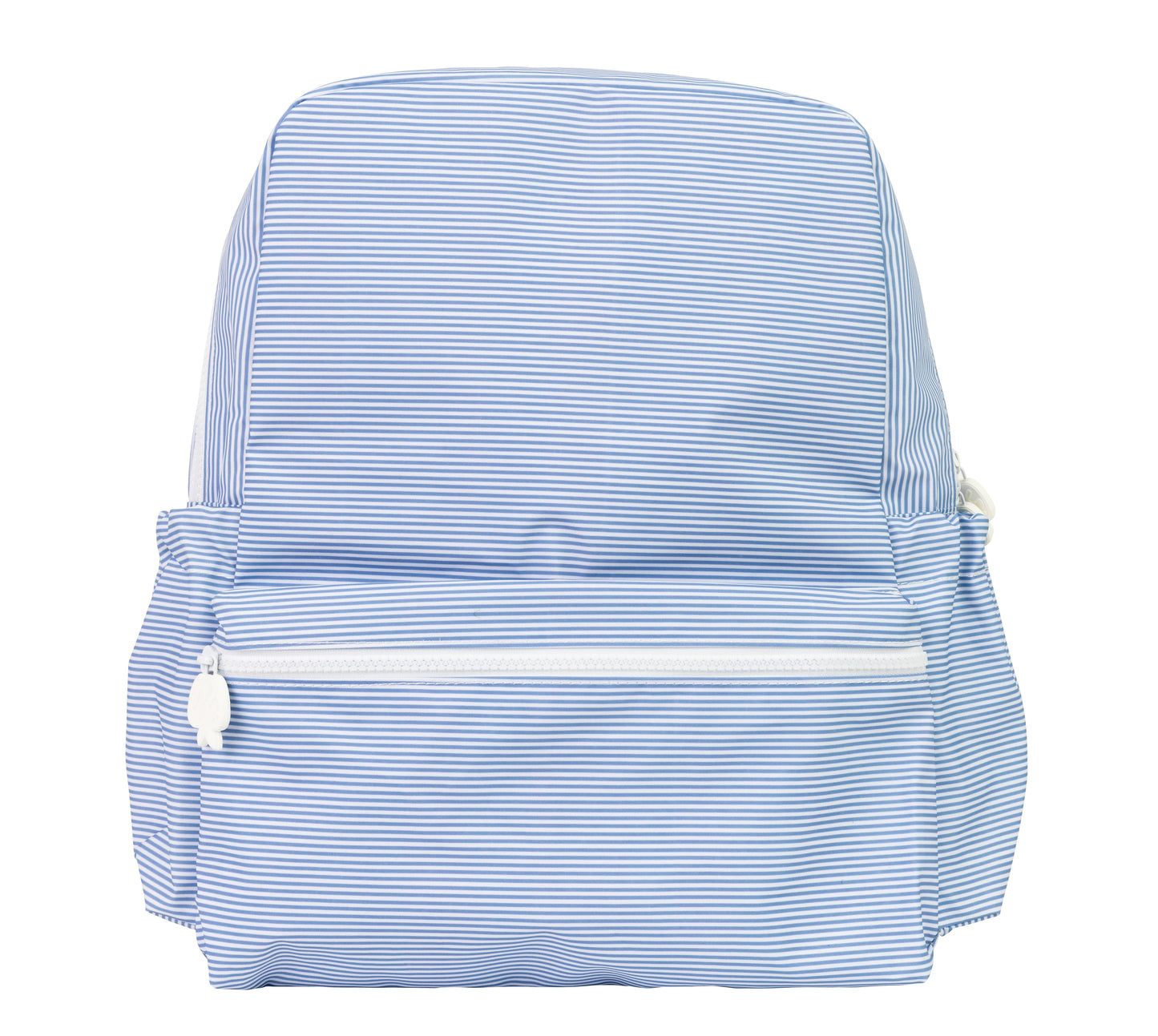 Large Backpack- Navy Mini Stripe