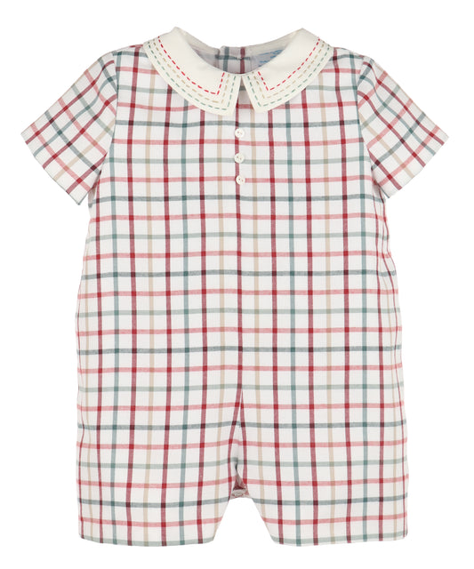 Tattersall Boy’s Romper