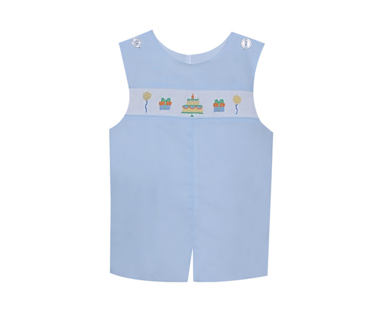 Graham Hand-Smocked Birthday Shortall