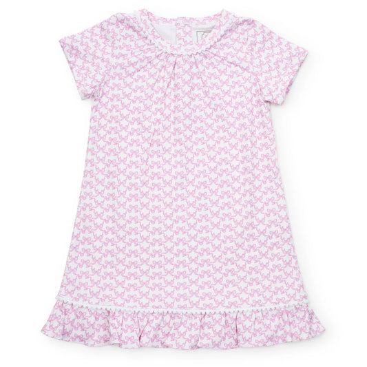 Camden Girls’ Pima Cotton Dress- Pretty Pink Bows