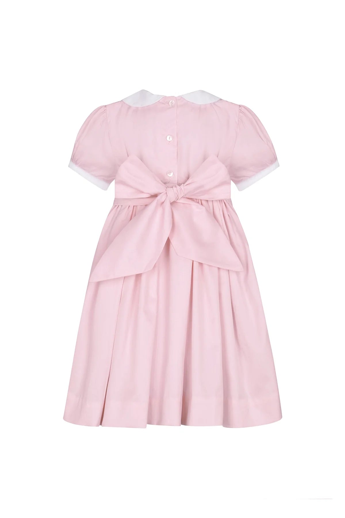 Classic Pink Hand-Smocked Dress
