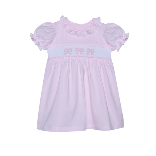 Brynn Smocked Bows Dress