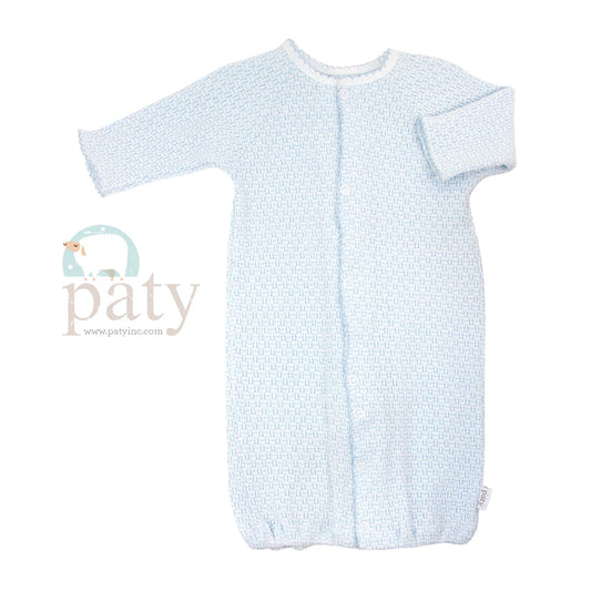 Knit Converter- Blue w/ Blue Trim