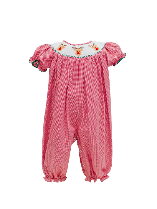 Rudolph Bishop Smocked Long Bubble