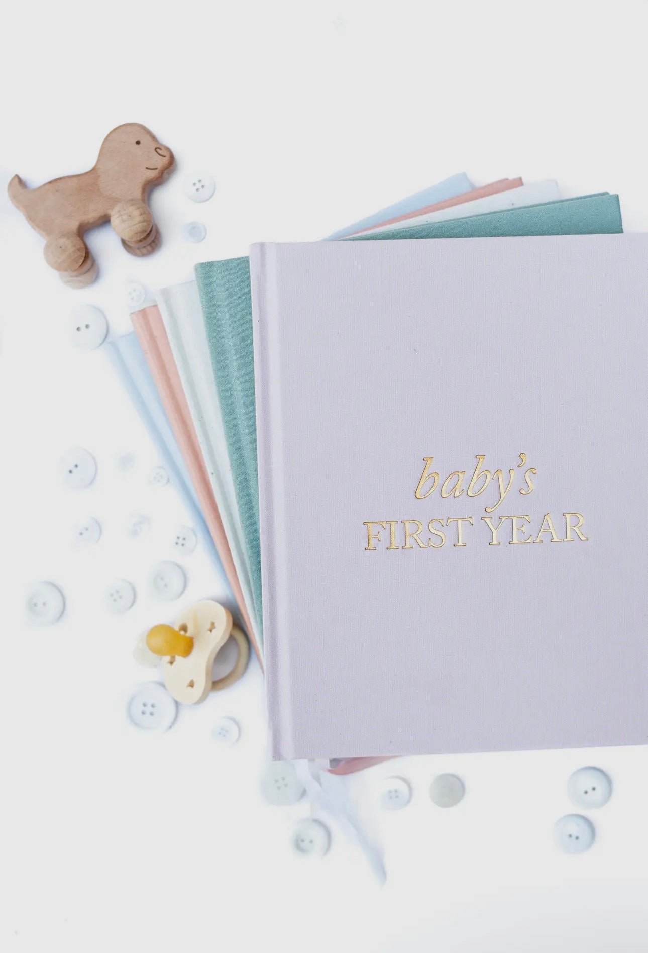 Baby’s First Year Memory Book & Photo Album - Lilac