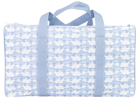 Blue Fish Duffle Bag