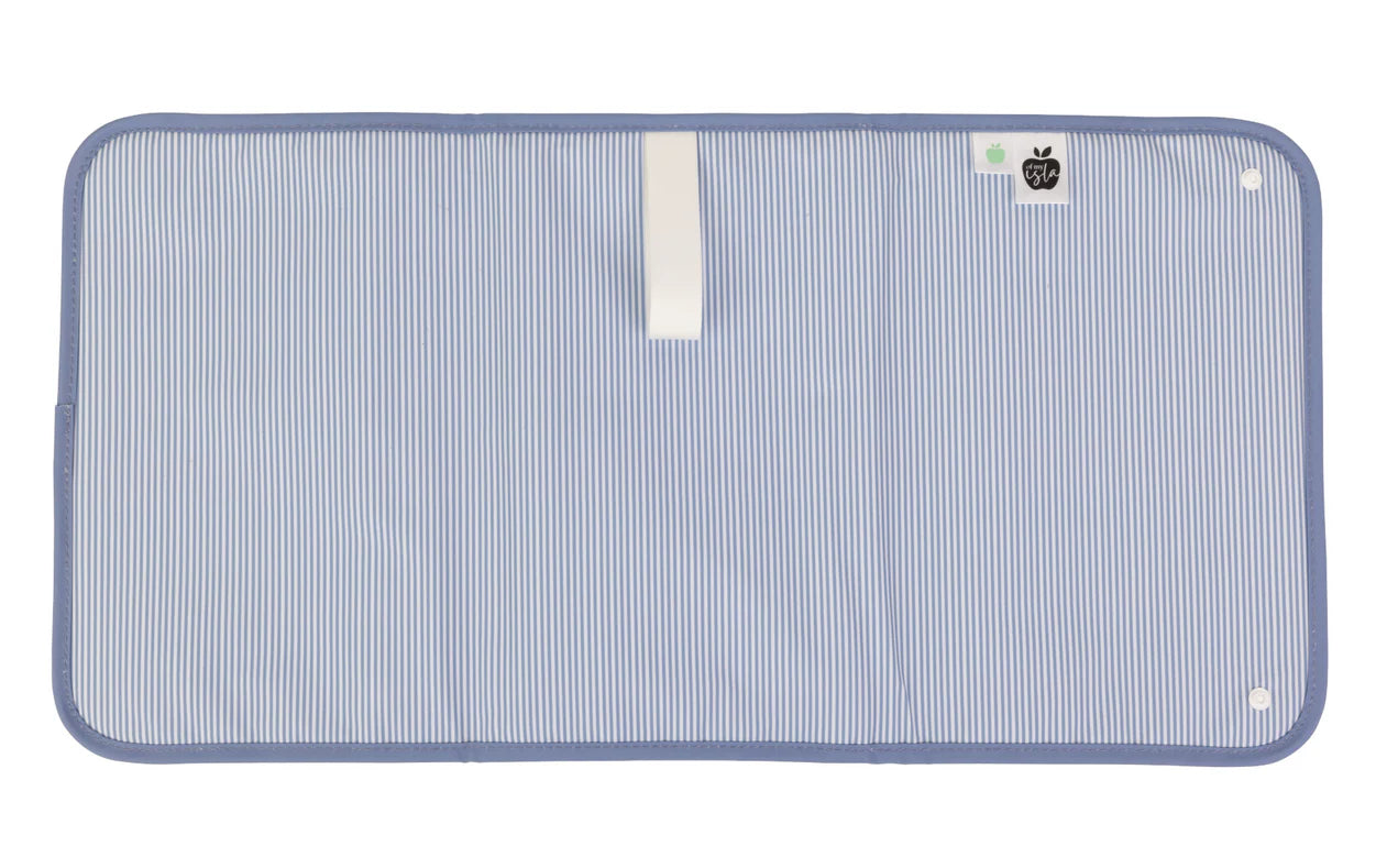 Changing Pad- Navy Mini Stripe