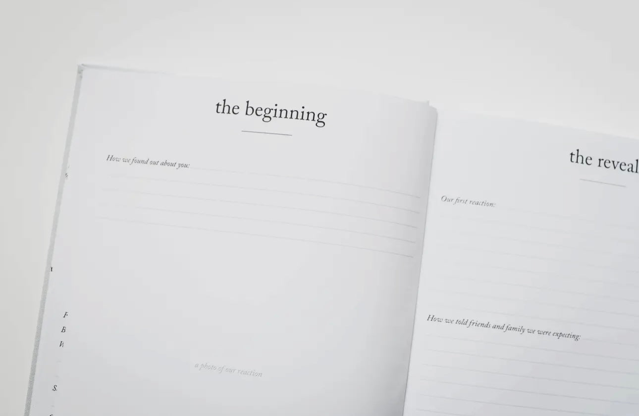 Baby’s First Year Memory Book & Photo Album - Sky Blue