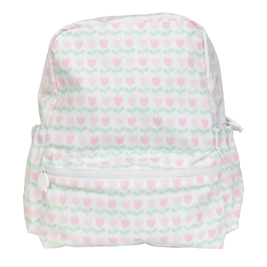 Large Backpack- Tulips