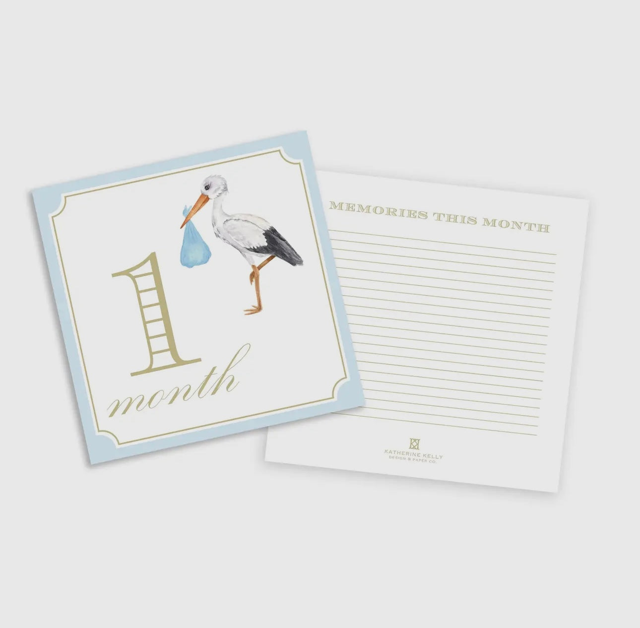 Classic Boys Milestone Cards