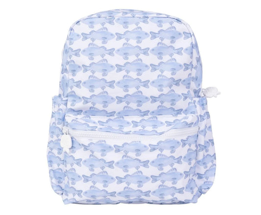 Blue Fish Large Backpack