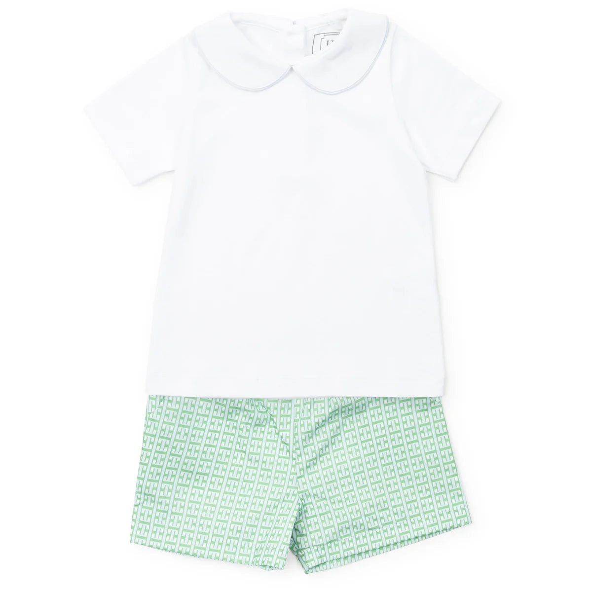 Field Boys’ Woven Short Set- Garden Trellis