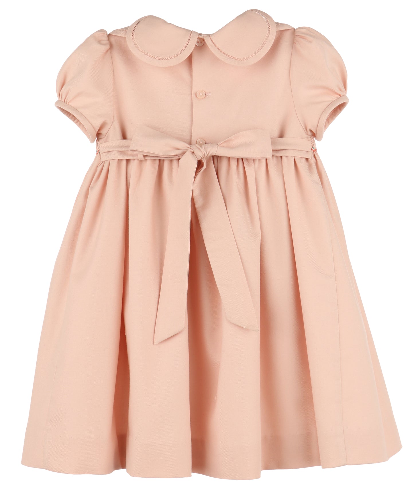 Hydrangeas Smocked Dress- Rose