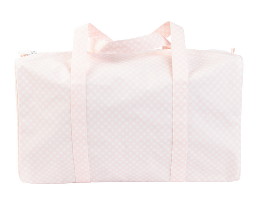 Duffle Bag- Pink Gingham