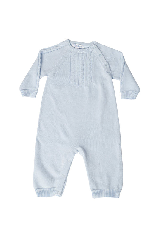 Light Blue Knit Romper