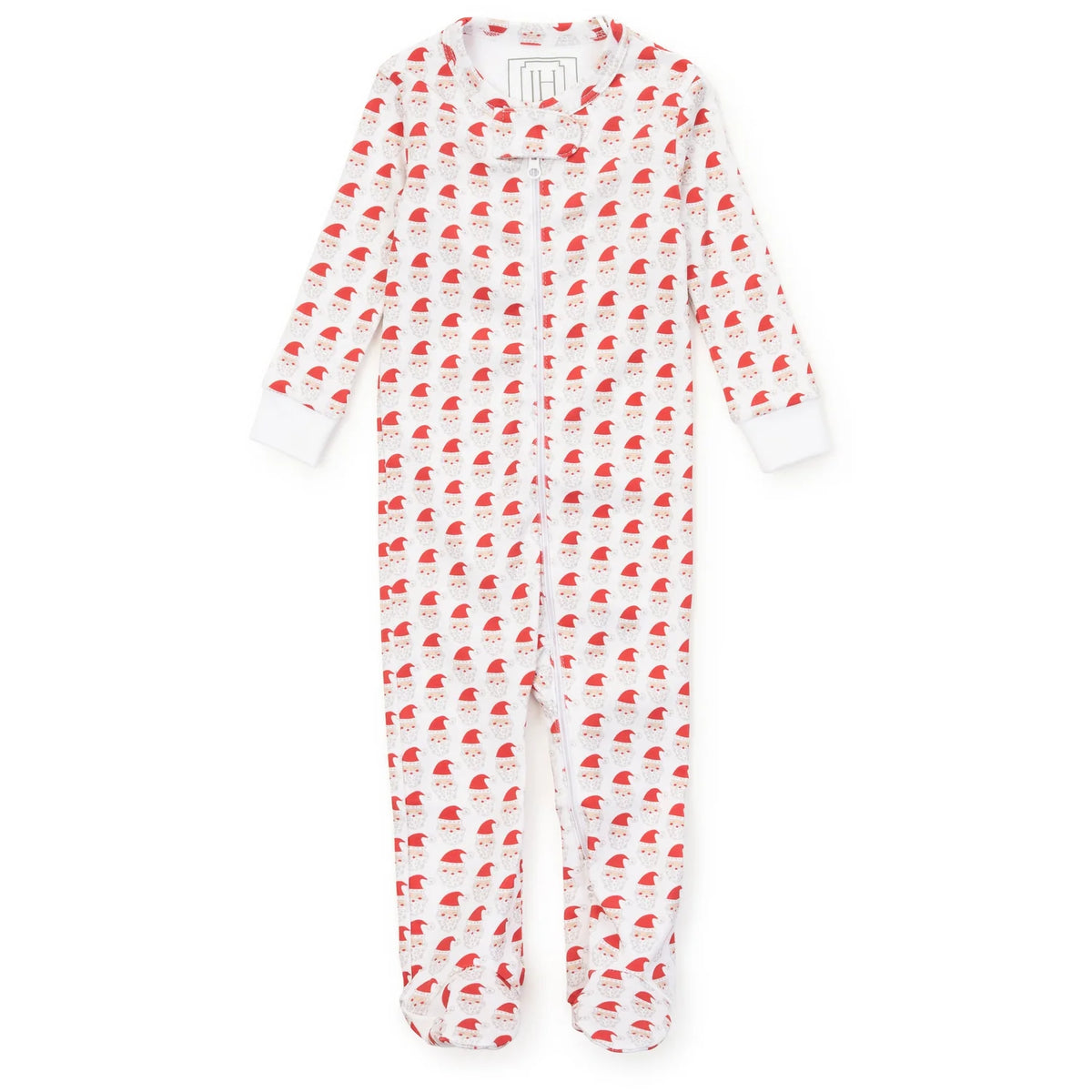 Parker Zipper Pajama- Whimsical Santa