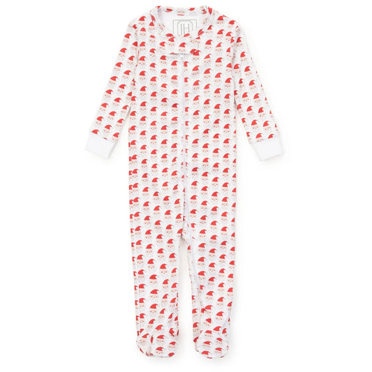 Parker Zipper Pajama- Whimsical Santa